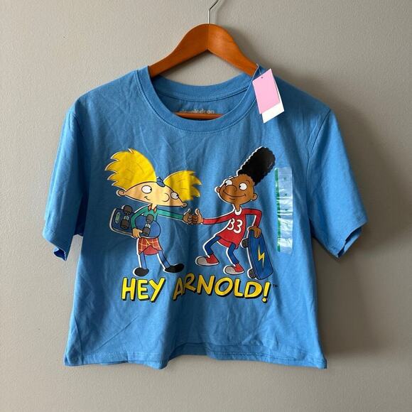 NEW Womens Size M Nickelodeon Hey Arnold Shirt - Picture 1 of 6